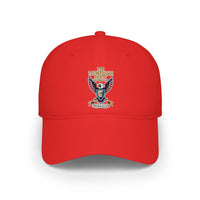 Embroidered Eagle Crest Low Profile Baseball Cap - Image 1