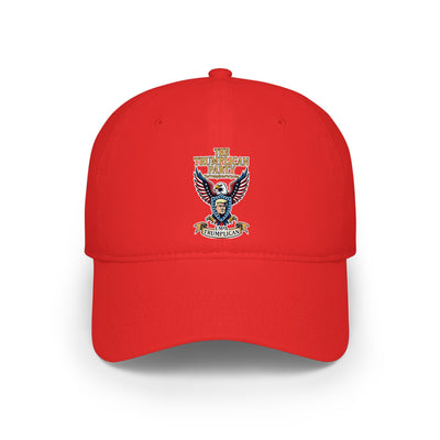 Embroidered Eagle Crest Low Profile Baseball Cap
