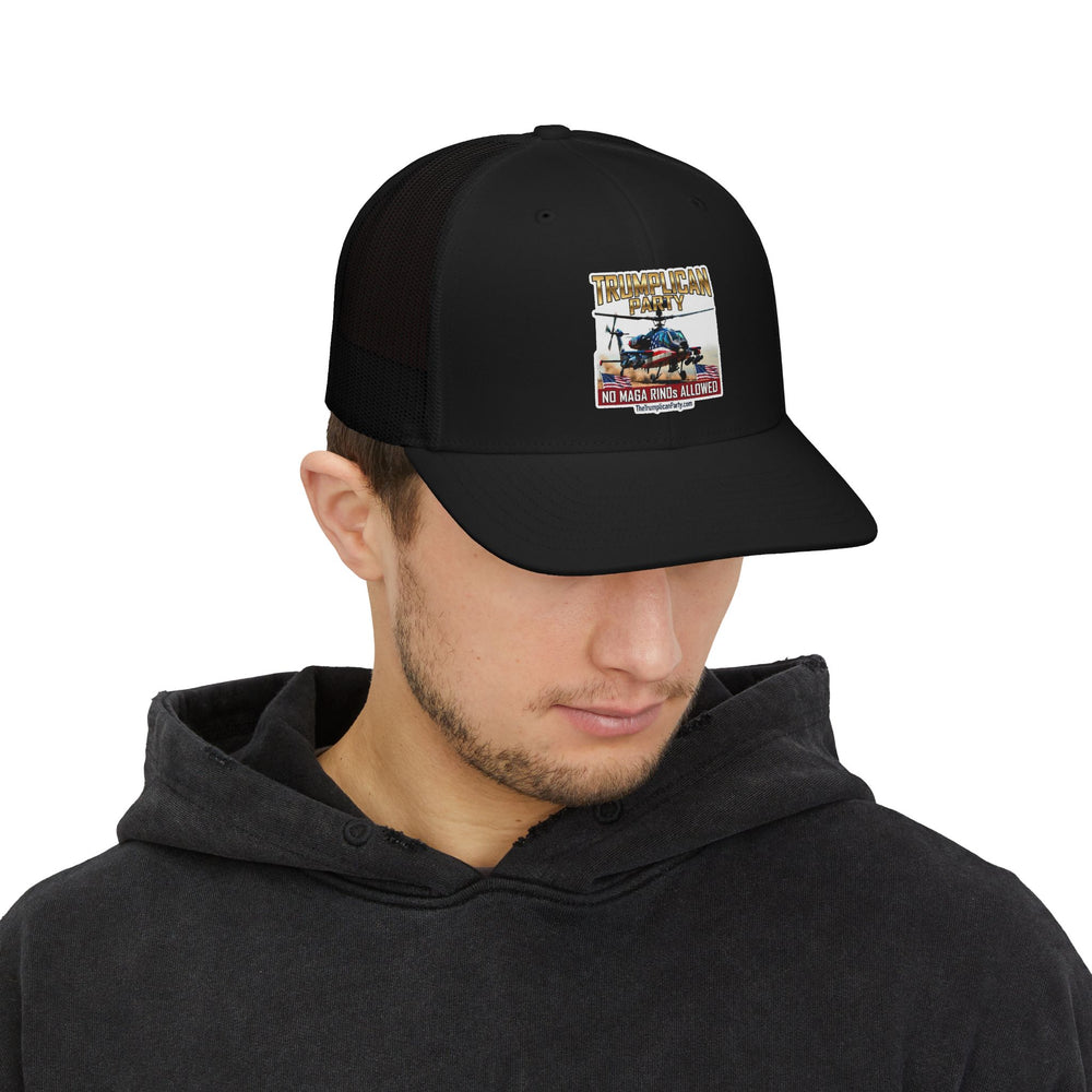 The Trumplican Party™ Mesh Snapback Trucker Cap | D-78 - Image 9