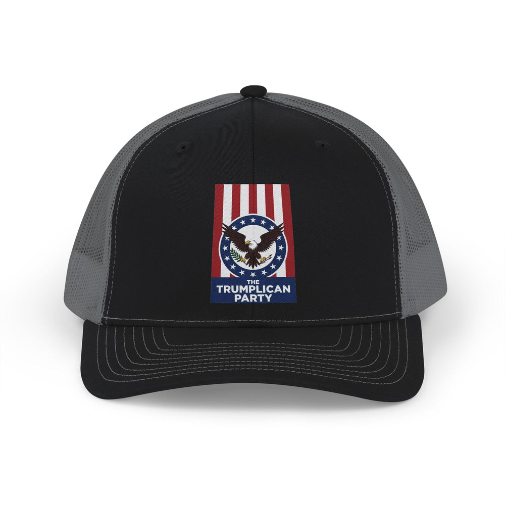 The Trumplican Party™ Mesh Snapback Trucker Cap | D-56 - Image 1