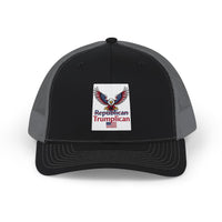 The Trumplican Party™ Mesh Snapback Trucker Cap | D-11 - Image 1