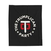 The Trumplican Party™ Velveteen Throw Blanket | D-3 - Image 1