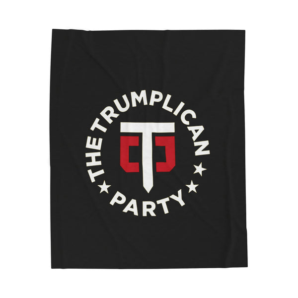 The Trumplican Party™ Velveteen Throw Blanket | D-3