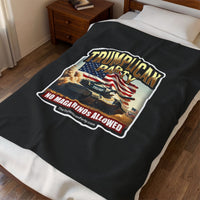 The Trumplican Party™ Velveteen Throw Blanket | D-64 - Image 3