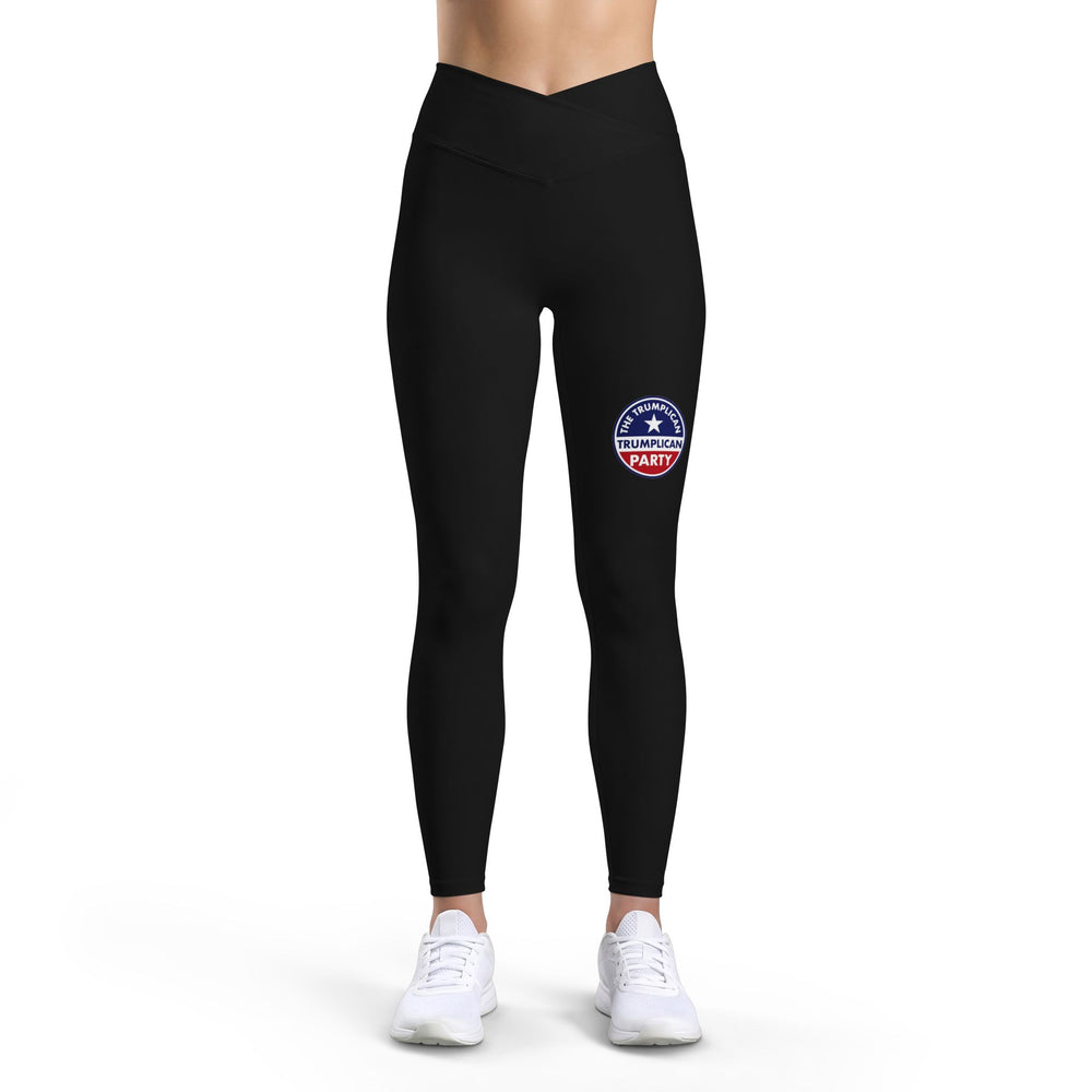 The Trumplican Party™ Women’s Luxe Leggings | D-19 - Image 3