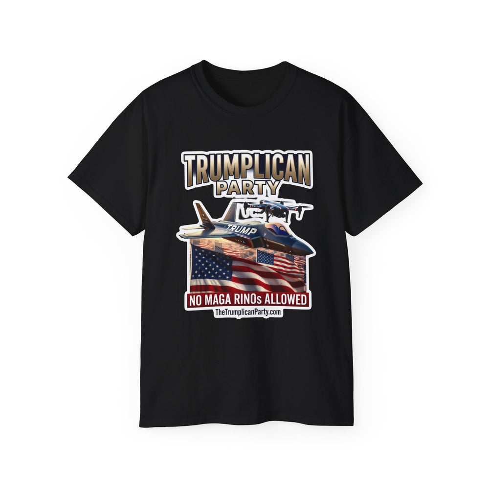 Political T‑Shirt — “Trumpllican Party” No MAGA RINOs Allowed Graphic Tee - Image 2