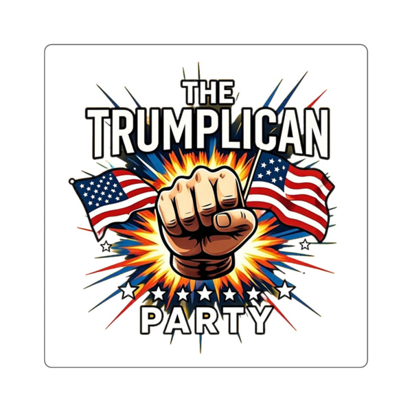 The Trumplican Party™ Square Bumper Sticker | D-9