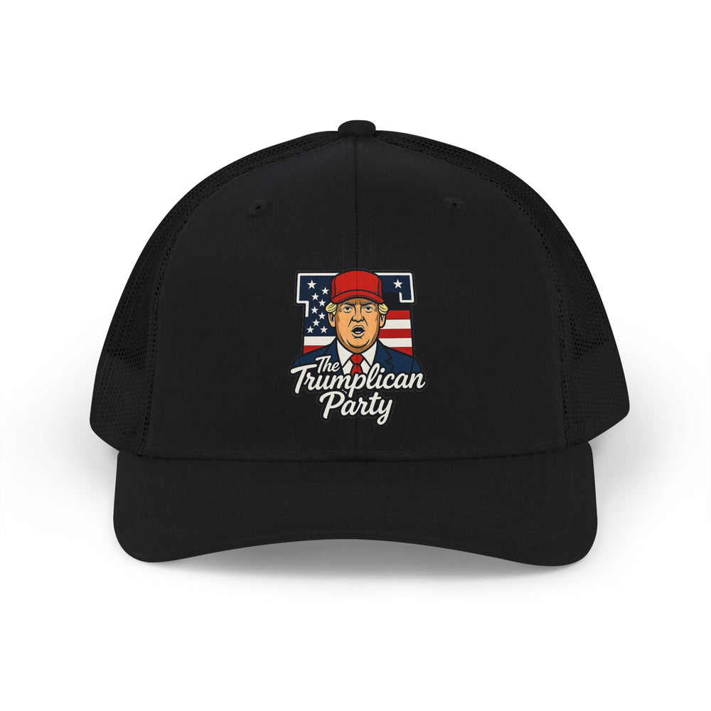 The Trumplican Party™ Mesh Snapback Trucker Cap | D-10 - Image 3