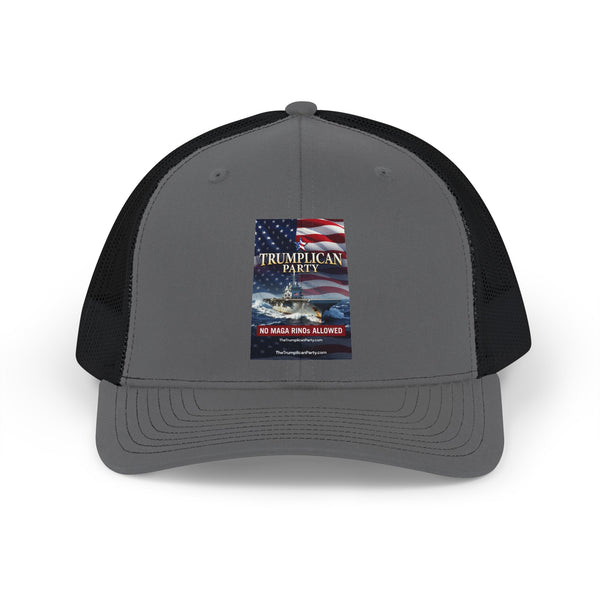 The Trumplican Party™ Mesh Snapback Trucker Cap | D-40