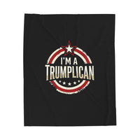 The Trumplican Party™ Velveteen Throw Blanket | D-34 - Image 1