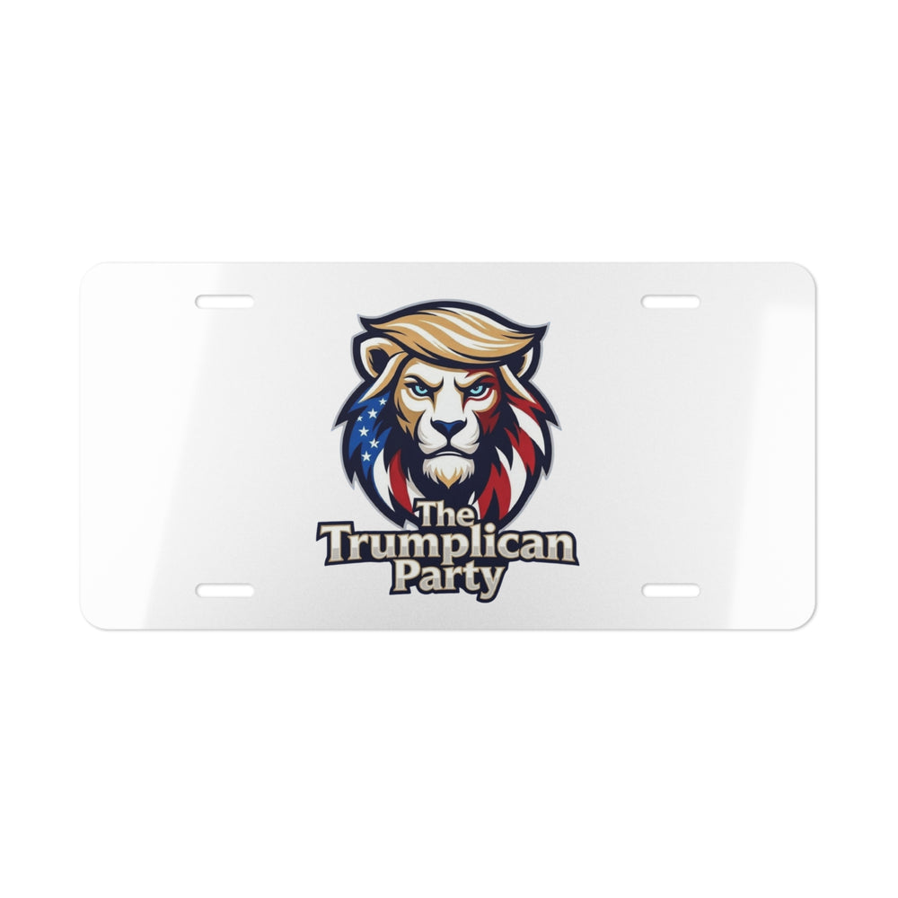 The Trumplican Party™ License Plate Front Tag | D-6 - Image 1