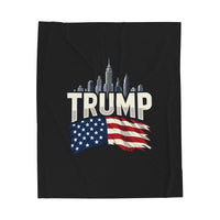 The Trumplican Party™ Velveteen Throw Blanket | D-16 - Image 1