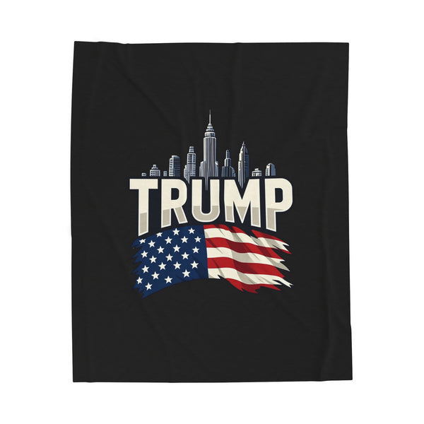 The Trumplican Party™ Velveteen Throw Blanket | D-16