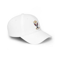 Embroidered Eagle Crest Low Profile Baseball Cap - Image 28