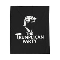 The Trumplican Party™ Velveteen Throw Blanket | D-2 - Image 1