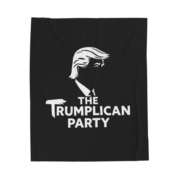 The Trumplican Party™ Velveteen Throw Blanket | D-2