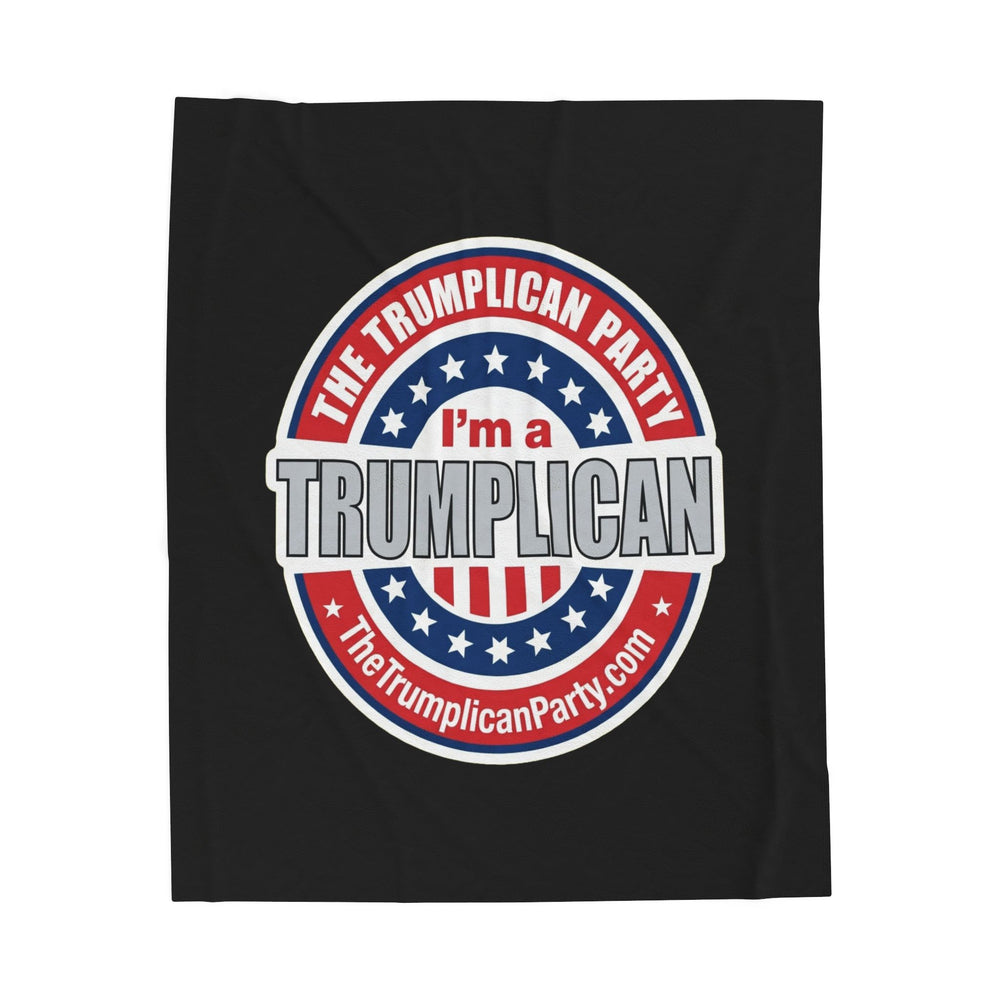 The Trumplican Party™ Velveteen Throw Blanket | D-49 - Image 1