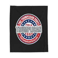 The Trumplican Party™ Velveteen Throw Blanket | D-49 - Image 1