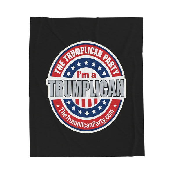 The Trumplican Party™ Velveteen Throw Blanket | D-49