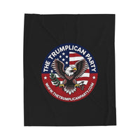 The Trumplican Party™ Velveteen Throw Blanket | D-12 - Image 1