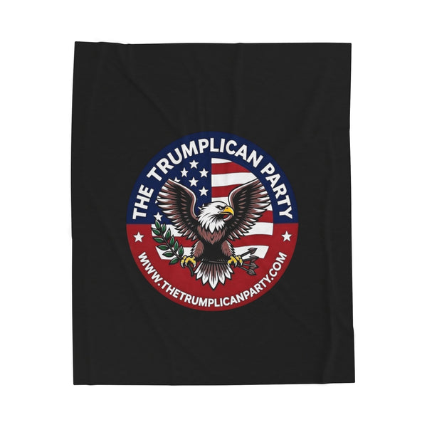 The Trumplican Party™ Velveteen Throw Blanket | D-12