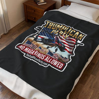 The Trumplican Party™ Velveteen Throw Blanket | D-69 - Image 3
