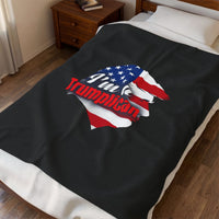 The Trumplican Party™ Velveteen Throw Blanket | D-36 - Image 3