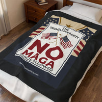 The Trumplican Party™ Velveteen Throw Blanket | D-43 - Image 3