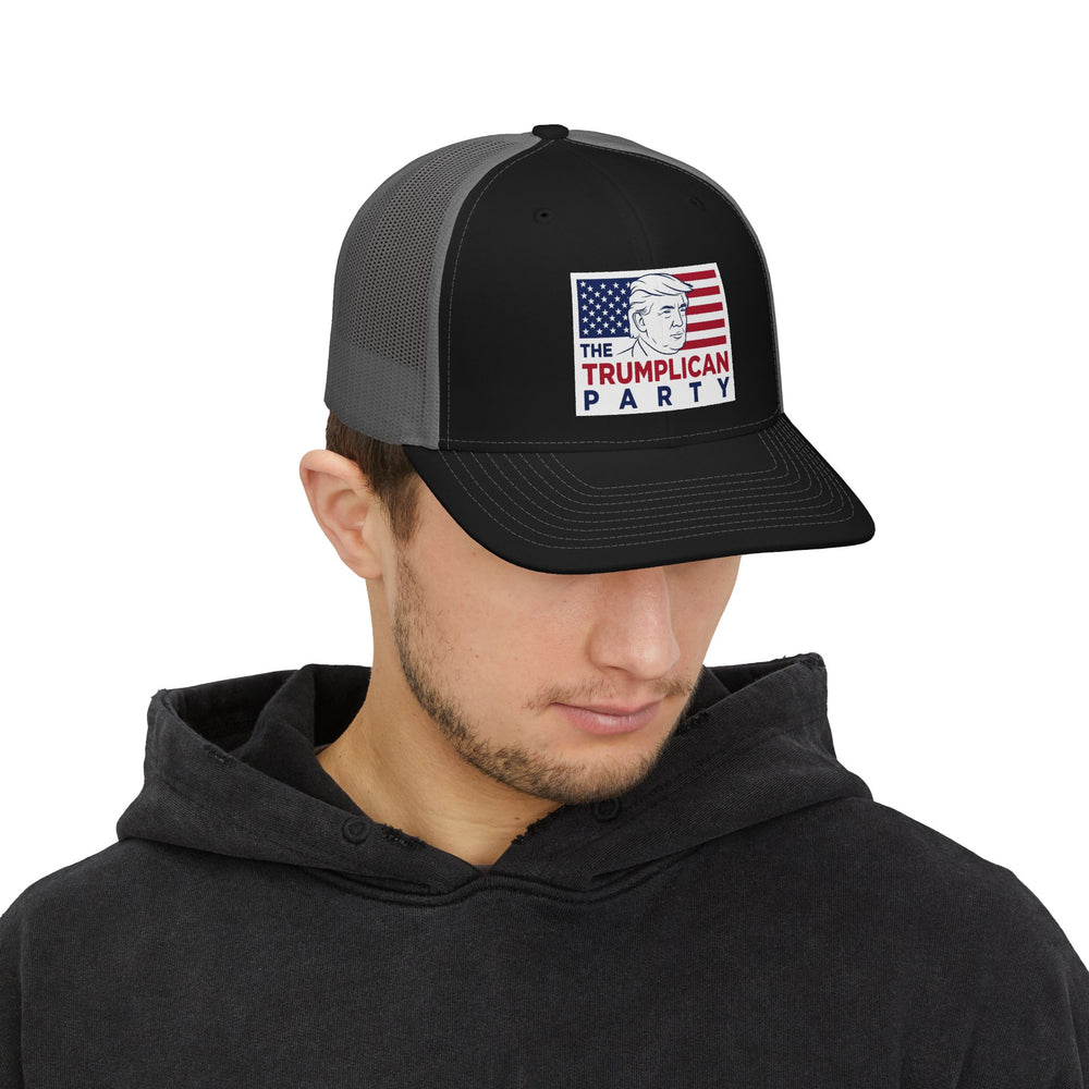 The Trumplican Party™ Mesh Snapback Trucker Cap | D-21 - Image 5