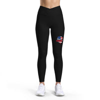 The Trumplican Party™ Women’s Luxe Leggings | D-36 - Image 3