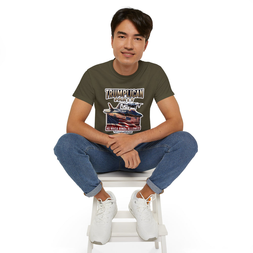 Political T‑Shirt — “Trumpllican Party” No MAGA RINOs Allowed Graphic Tee - Image 39