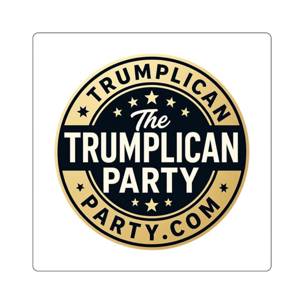 The Trumplican Party™ Square Bumper Sticker | D-24