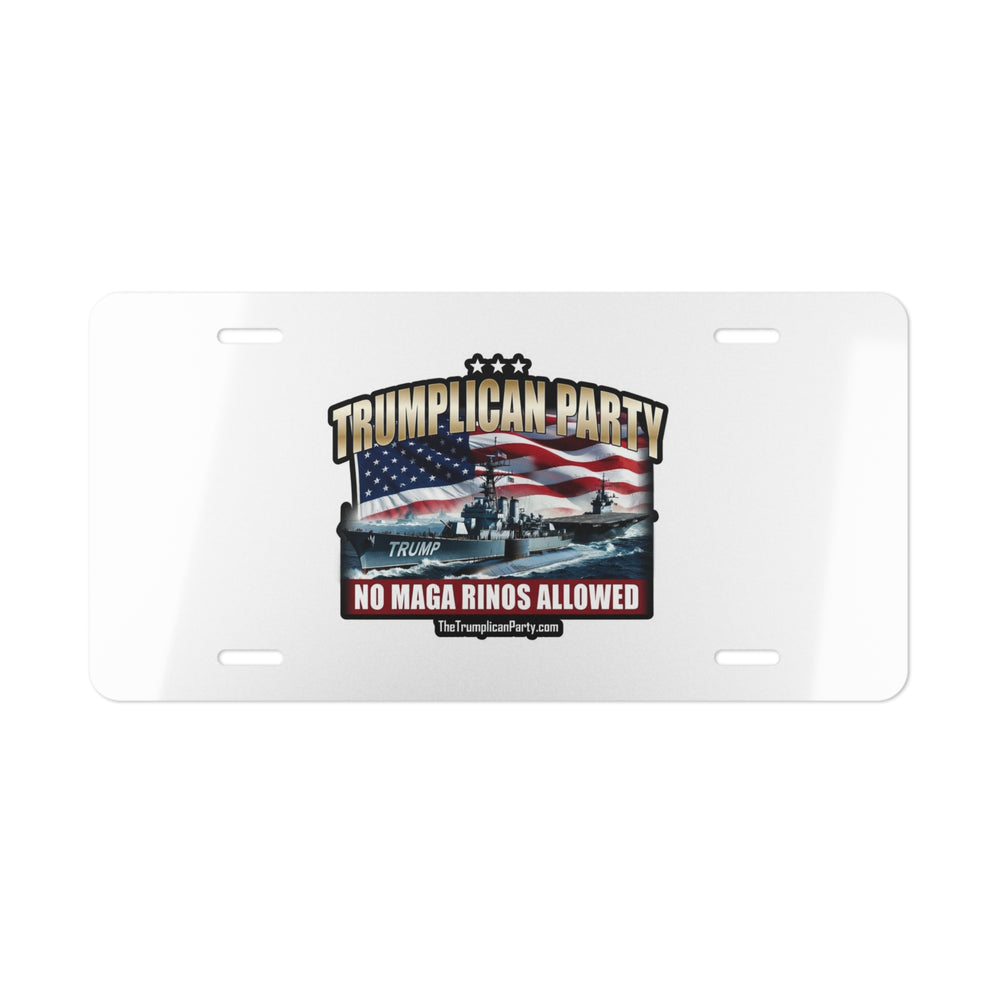 The Trumplican Party™ License Plate Front Tag | D-72 - Image 1
