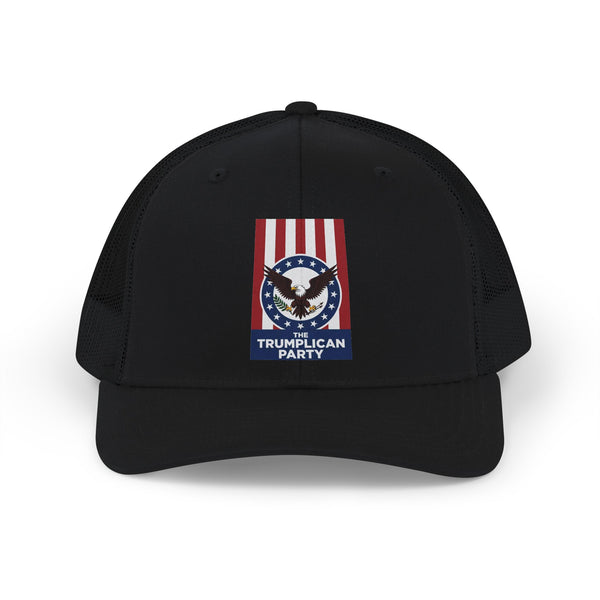 The Trumplican Party™ Mesh Snapback Trucker Cap | D-56