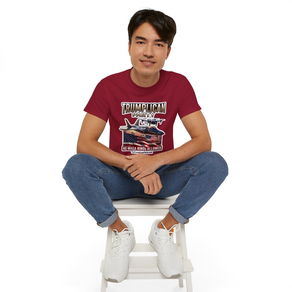 Political T‑Shirt — “Trumpllican Party” No MAGA RINOs Allowed Graphic Tee - Image 71