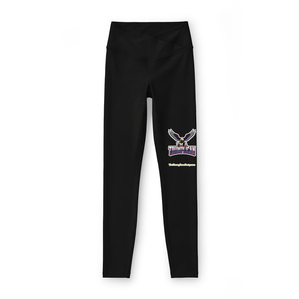 The Trumplican Party™ Women’s Luxe Leggings | D-58 - Image 1