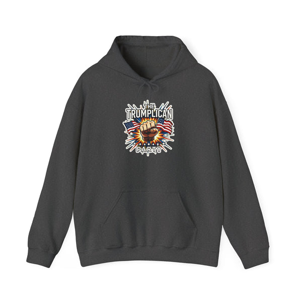 Hoodie — "The Trumplican Party" Patriotic Fist Graphic Hoodie