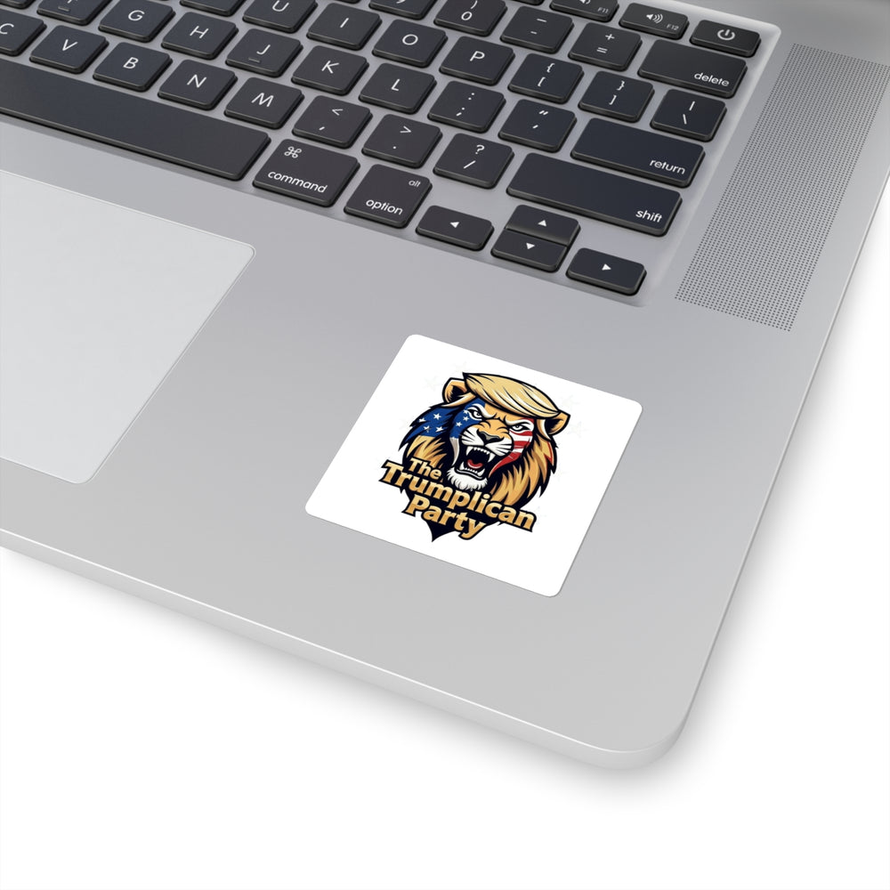 The Trumplican Party™ Square Bumper Sticker | D-7 - Image 2