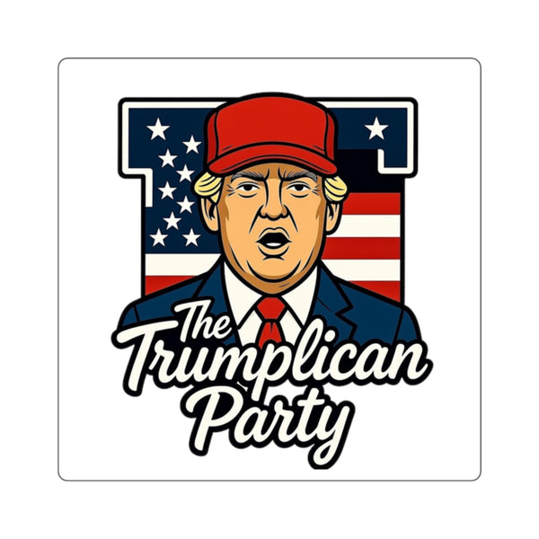 The Trumplican Party™ Square Bumper Sticker | D-10