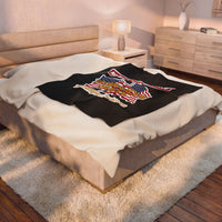 The Trumplican Party™ Velveteen Throw Blanket | D-57 - Image 4