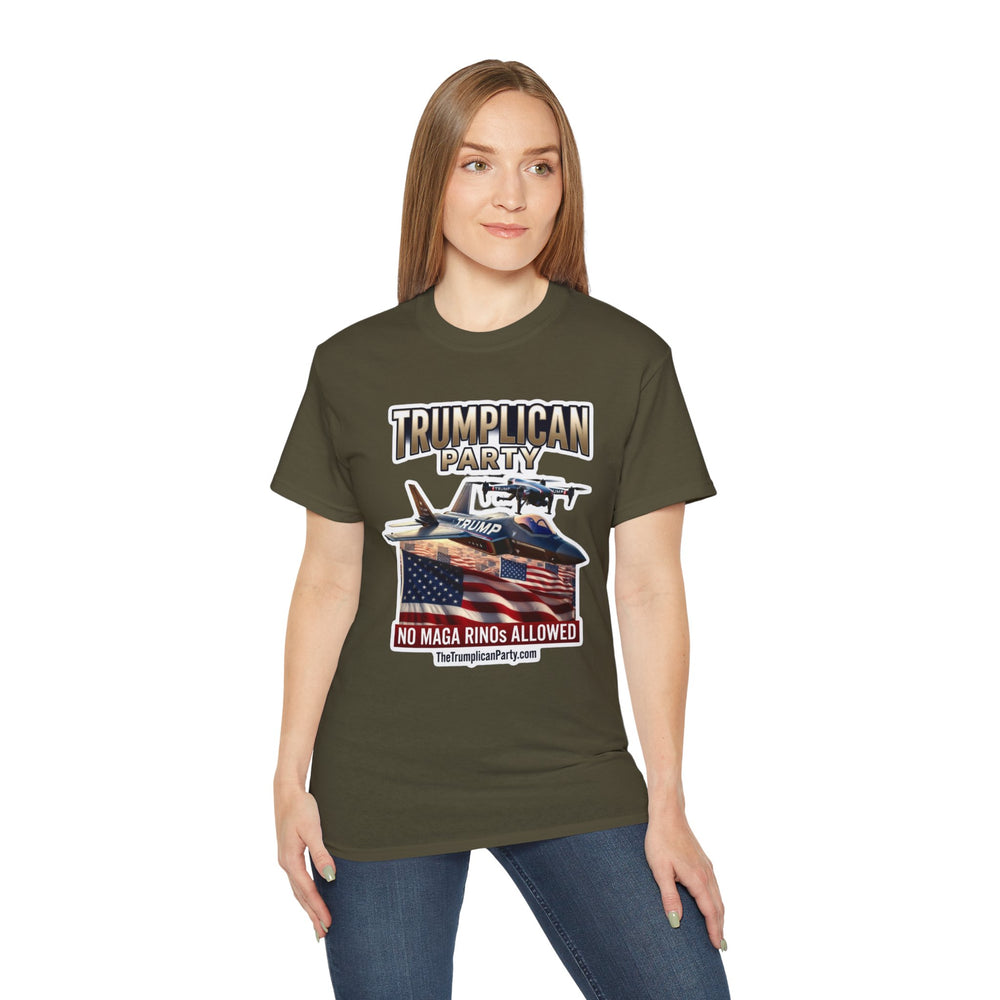 Political T‑Shirt — “Trumpllican Party” No MAGA RINOs Allowed Graphic Tee - Image 35
