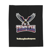 The Trumplican Party™ Velveteen Throw Blanket | D-58 - Image 1