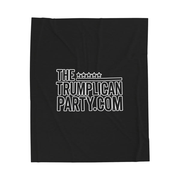 The Trumplican Party™ Velveteen Throw Blanket | D-17