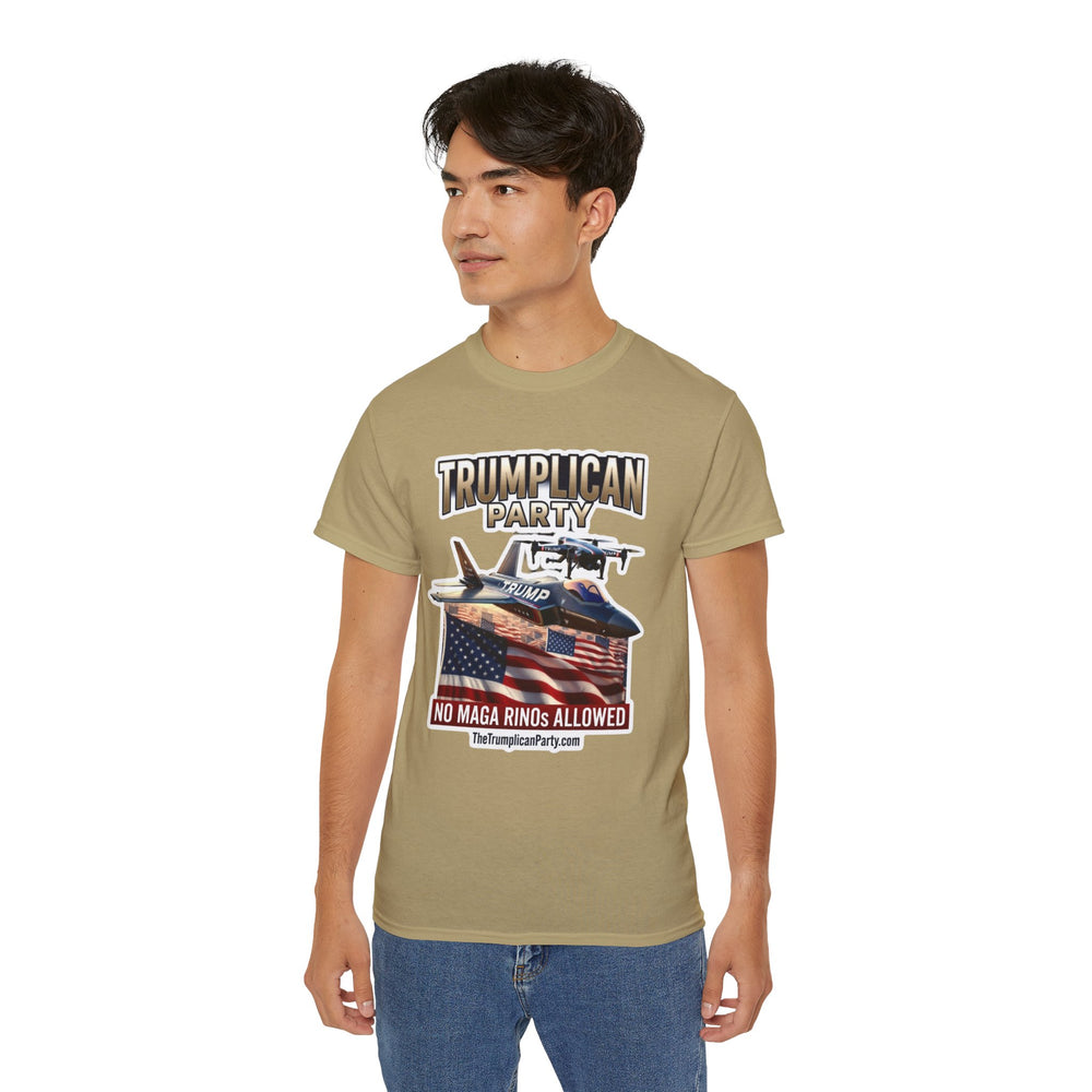 Political T‑Shirt — “Trumpllican Party” No MAGA RINOs Allowed Graphic Tee - Image 21