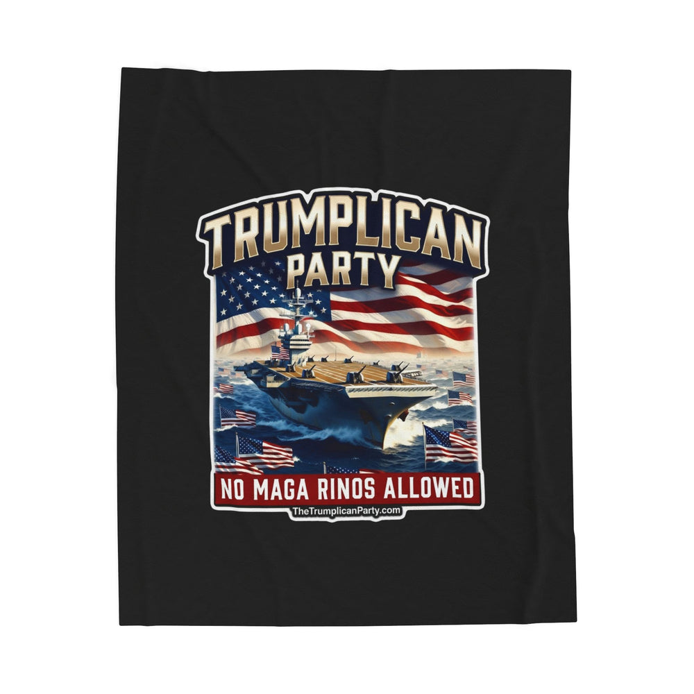 The Trumplican Party™ Velveteen Throw Blanket | D-75 - Image 1