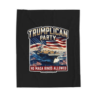 The Trumplican Party™ Velveteen Throw Blanket | D-75 - Image 1