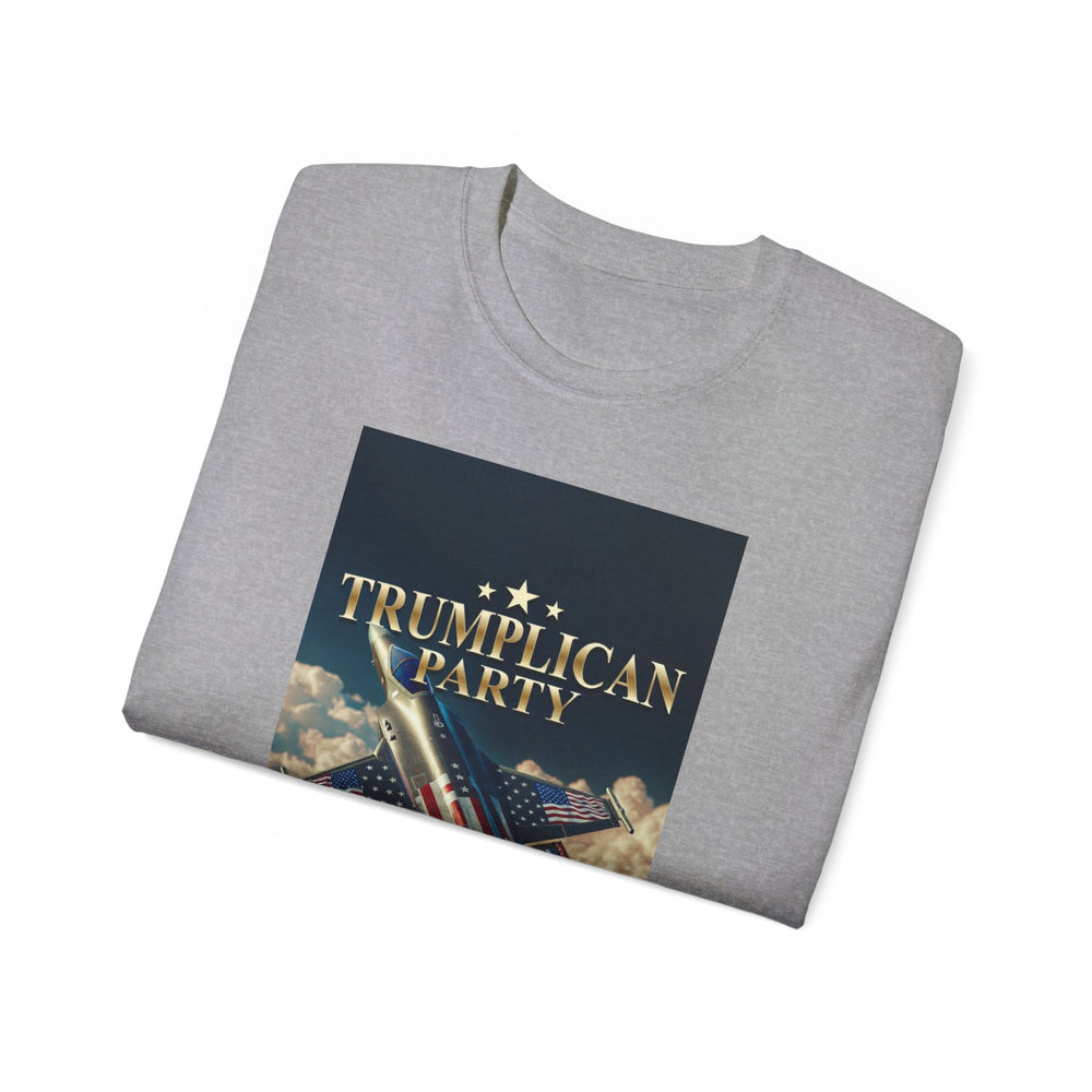 Trumpllican Party Tee - "Trumpllican Party" Fighter Jet Patriotic Political T-Shirt - Image 17