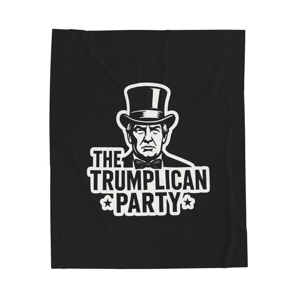 The Trumplican Party™ Velveteen Throw Blanket | D-7