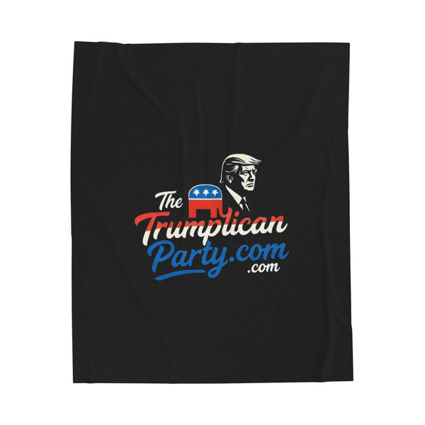 The Trumplican Party™ Velveteen Throw Blanket | D-33