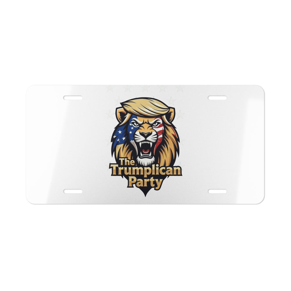 The Trumplican Party™ License Plate Front Tag | D-7 - Image 1